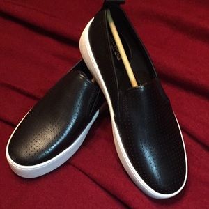 Michael Kors Lassered Leather Teddi Slip-on